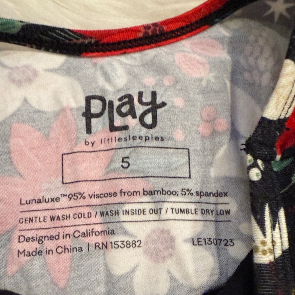 Little Sleepies PLAY Floral Kids Dress - Picture 2 of 5